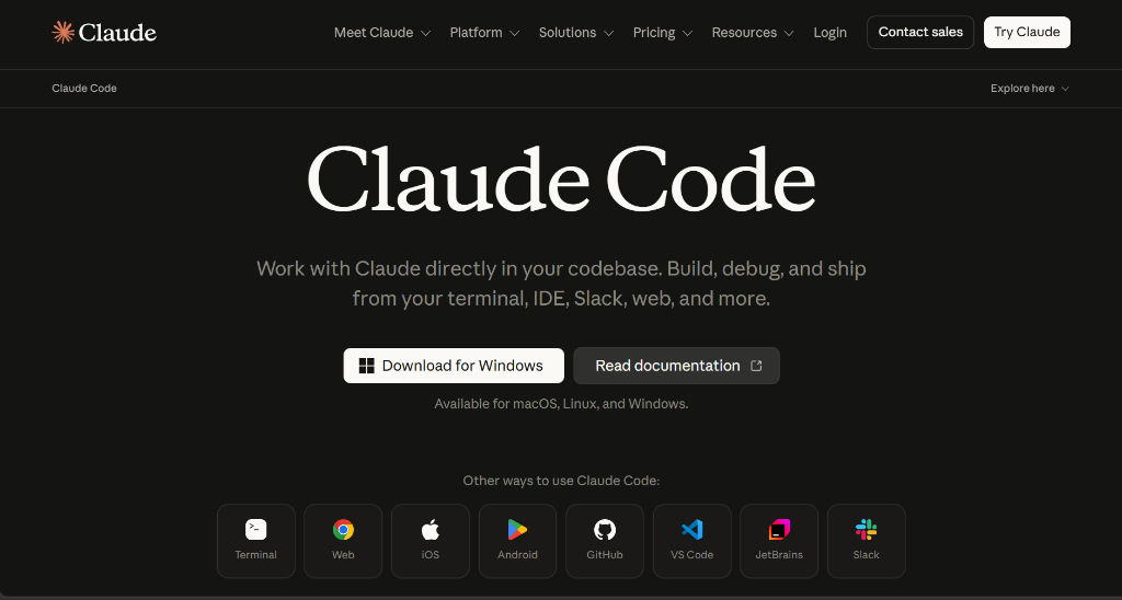 Step 2: Claude Code Download & Installation
